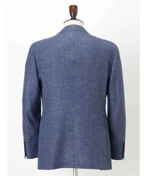 Aquascutum / アクアスキュータム テーラードジャケット | Wool Silk Linen Hopsack Jacket | 詳細7