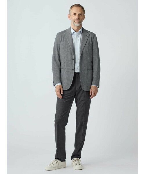 Aquascutum / アクアスキュータム テーラードジャケット | TEC.3 Sheperd Check Knit Jacket | 詳細1