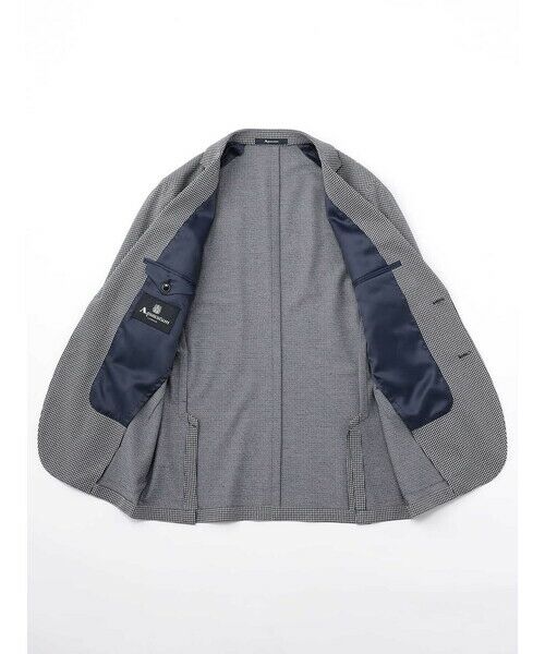 Aquascutum / アクアスキュータム テーラードジャケット | TEC.3 Sheperd Check Knit Jacket | 詳細11