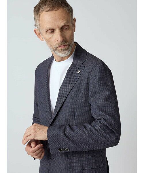 Aquascutum / アクアスキュータム テーラードジャケット | TEC.3 Karami Houndstooth Jacket | 詳細6