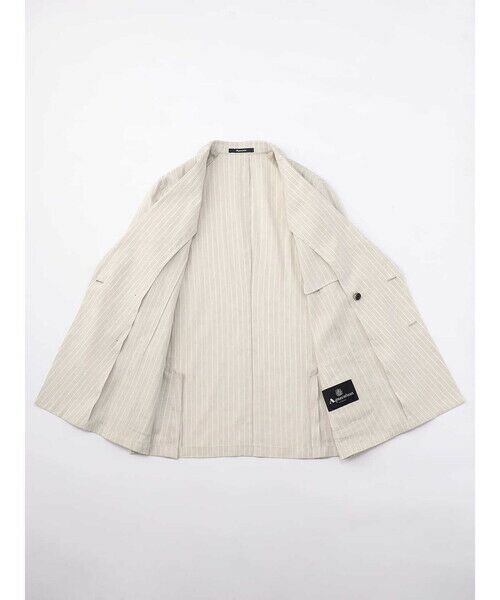 Aquascutum / アクアスキュータム テーラードジャケット | TEC.3 Pencil Stripe Double-Breasted Jacket | 詳細12