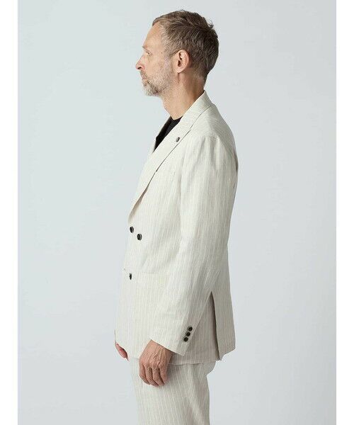 Aquascutum / アクアスキュータム テーラードジャケット | TEC.3 Pencil Stripe Double-Breasted Jacket | 詳細3