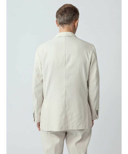 Aquascutum / アクアスキュータム テーラードジャケット | TEC.3 Pencil Stripe Double-Breasted Jacket | 詳細4