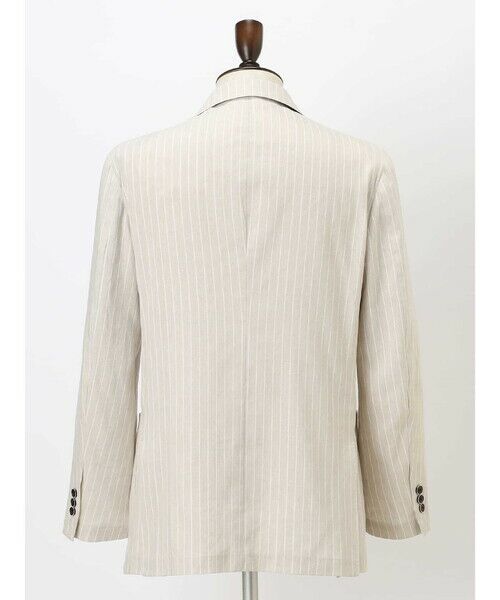 Aquascutum / アクアスキュータム テーラードジャケット | TEC.3 Pencil Stripe Double-Breasted Jacket | 詳細9