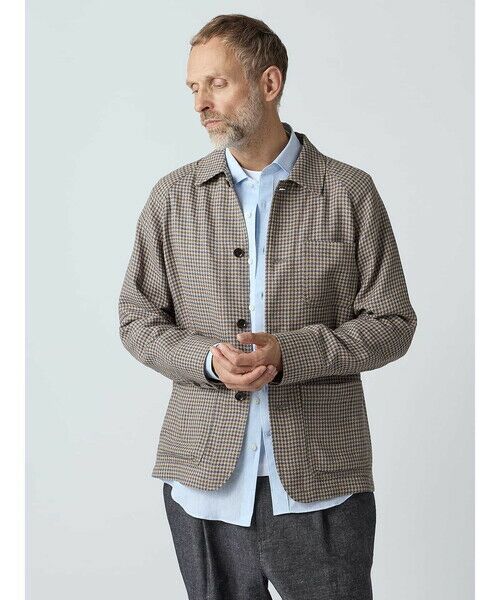 Aquascutum / アクアスキュータム ブルゾン | Club Check Gardening Jacket（ﾈｲﾋﾞｰ）