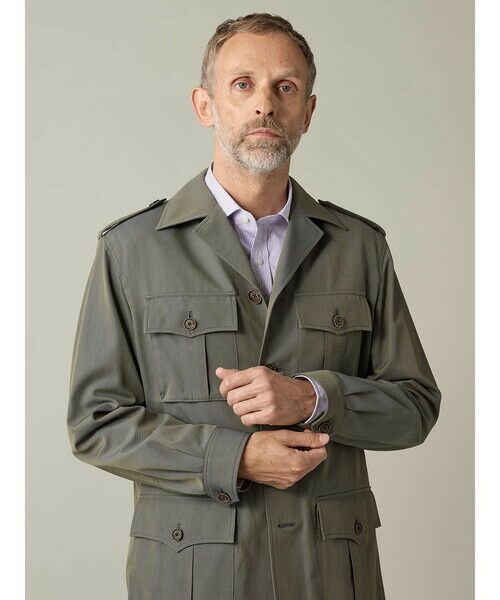 Aquascutum / アクアスキュータム ブルゾン | 【UK Traditional】 Safari Jacket | 詳細5