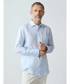Aquascutum / アクアスキュータム シャツ・ブラウス | Linen Shambray Shirt