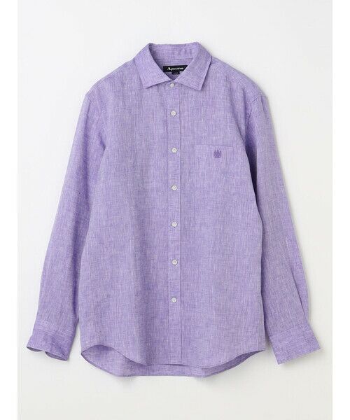 Aquascutum / アクアスキュータム シャツ・ブラウス | Linen Shambray Shirt | 詳細2