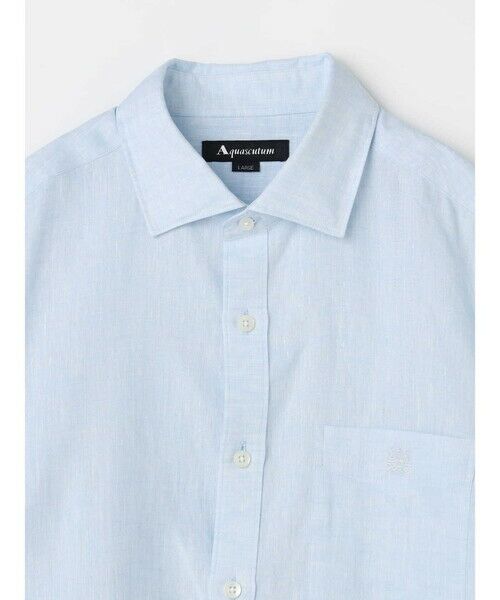 Aquascutum / アクアスキュータム シャツ・ブラウス | Linen Shambray Shirt | 詳細11