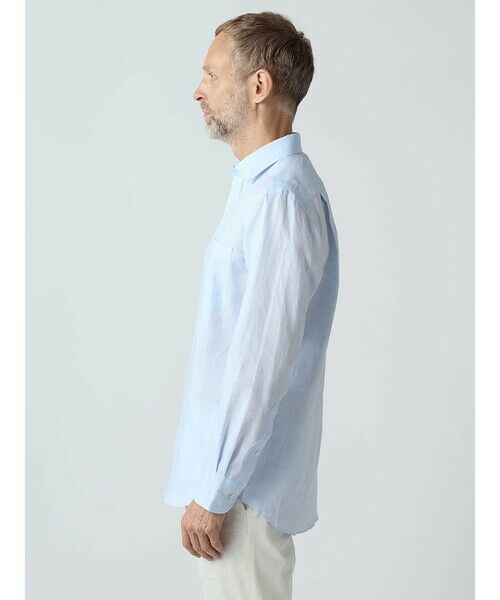 Aquascutum / アクアスキュータム シャツ・ブラウス | Linen Shambray Shirt | 詳細6