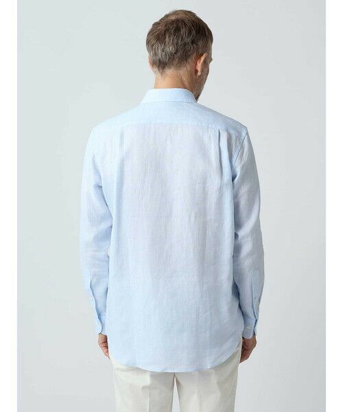 Aquascutum / アクアスキュータム シャツ・ブラウス | Linen Shambray Shirt | 詳細7