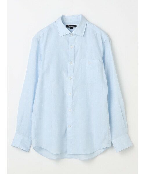 Aquascutum / アクアスキュータム シャツ・ブラウス | Linen Shambray Shirt | 詳細9