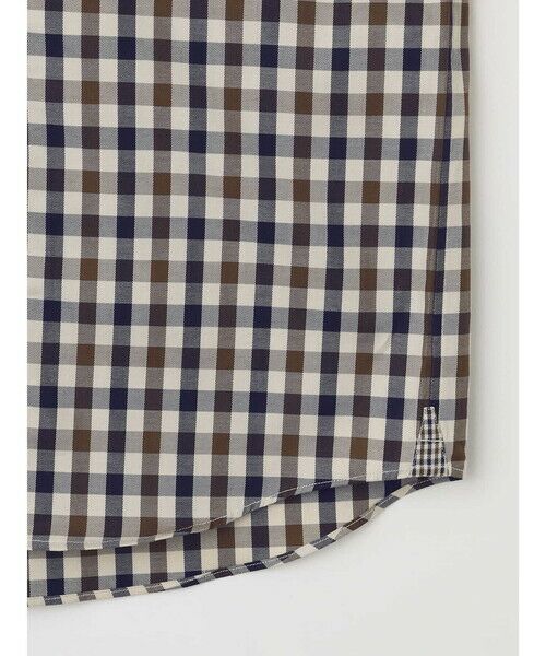 Aquascutum / アクアスキュータム シャツ・ブラウス | Crazy Pattern Club Check Over Shirt | 詳細10