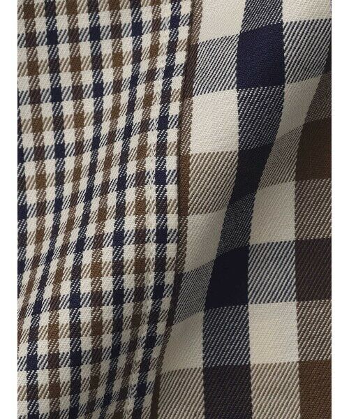 Aquascutum / アクアスキュータム シャツ・ブラウス | Crazy Pattern Club Check Over Shirt | 詳細11