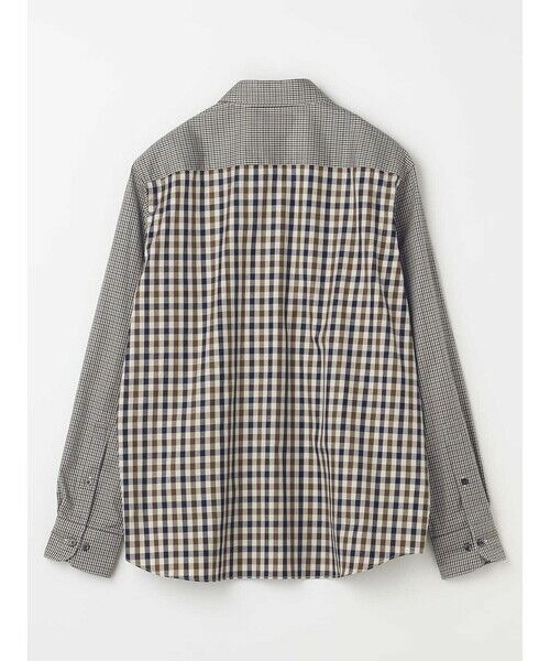 Aquascutum / アクアスキュータム シャツ・ブラウス | Crazy Pattern Club Check Over Shirt | 詳細7