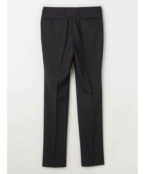 Aquascutum / アクアスキュータム スラックス・ドレスパンツ | Navy Tropical Plain Trousers | 詳細1