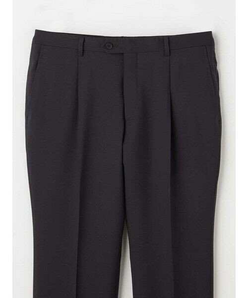 Aquascutum / アクアスキュータム スラックス・ドレスパンツ | Navy Tropical Plain Trousers | 詳細2