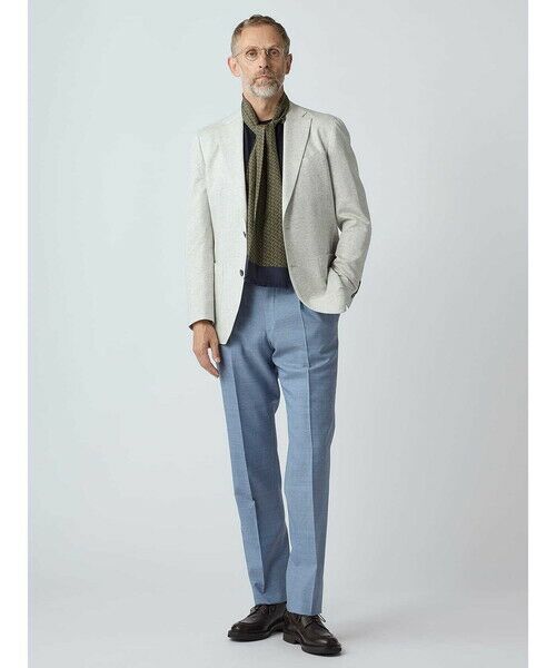 Aquascutum / アクアスキュータム スラックス・ドレスパンツ | High Twist Wool Trousers | 詳細1