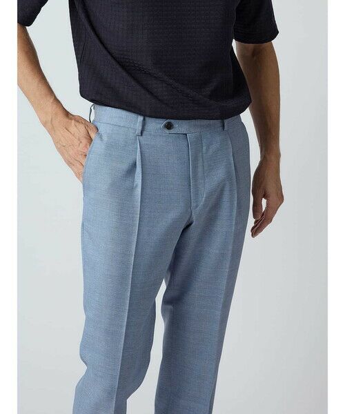 Aquascutum / アクアスキュータム スラックス・ドレスパンツ | High Twist Wool Trousers | 詳細2