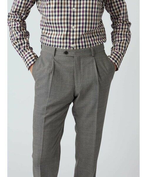 Aquascutum / アクアスキュータム スラックス・ドレスパンツ | High Twist Wool Trousers | 詳細6