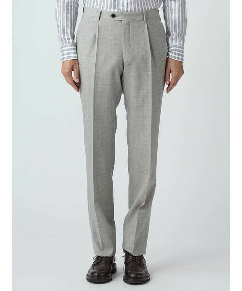 Aquascutum / アクアスキュータム スラックス・ドレスパンツ | High Twist Wool Trousers | 詳細10