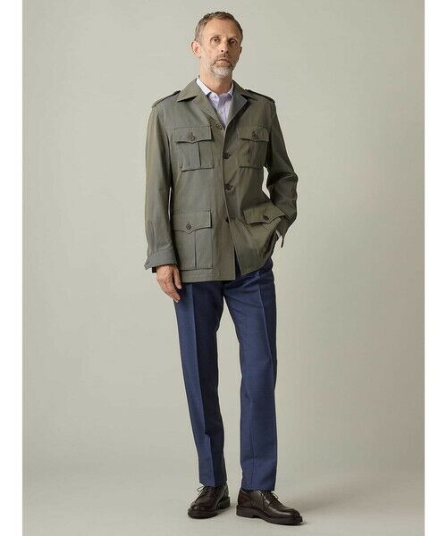 Aquascutum / アクアスキュータム スラックス・ドレスパンツ | Wool＆Mohair Trousers | 詳細1