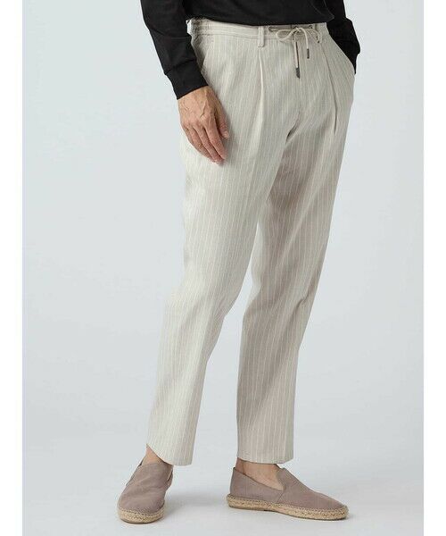 Aquascutum / アクアスキュータム スラックス・ドレスパンツ | TEC.3 Pencil Stripe Pants（ﾍﾞｰｼﾞｭ）