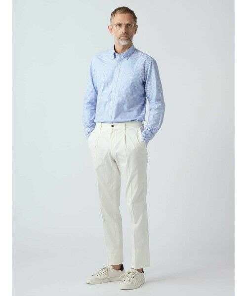 Aquascutum / アクアスキュータム スラックス・ドレスパンツ | One Wash White Pants | 詳細1