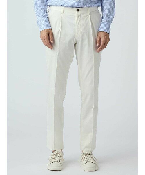 Aquascutum / アクアスキュータム スラックス・ドレスパンツ | One Wash White Pants | 詳細2