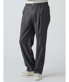 Aquascutum / アクアスキュータム スラックス・ドレスパンツ | Broken Herringbone Denim Easy Patns