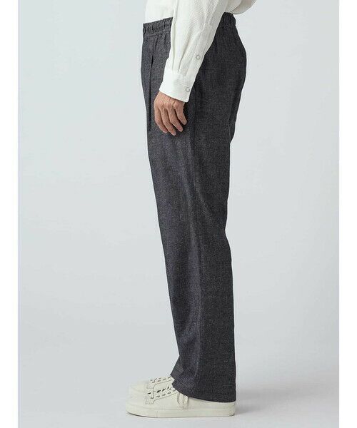 Aquascutum / アクアスキュータム スラックス・ドレスパンツ | Broken Herringbone Denim Easy Patns | 詳細3