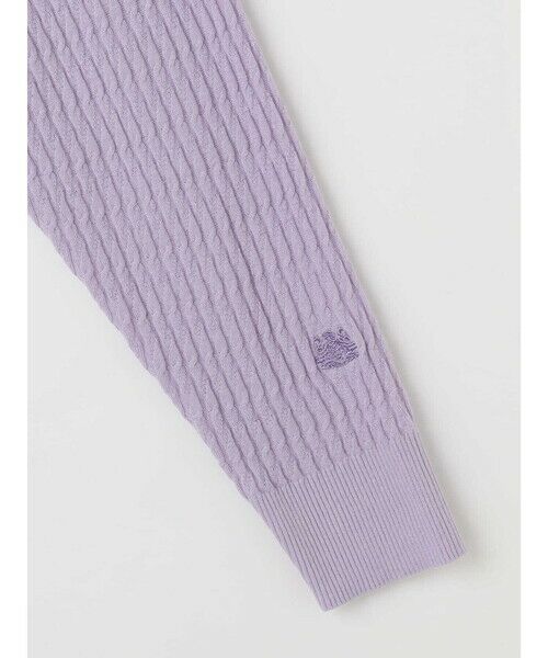 Aquascutum / アクアスキュータム ニット・セーター | Cable Crew-neck | 詳細10