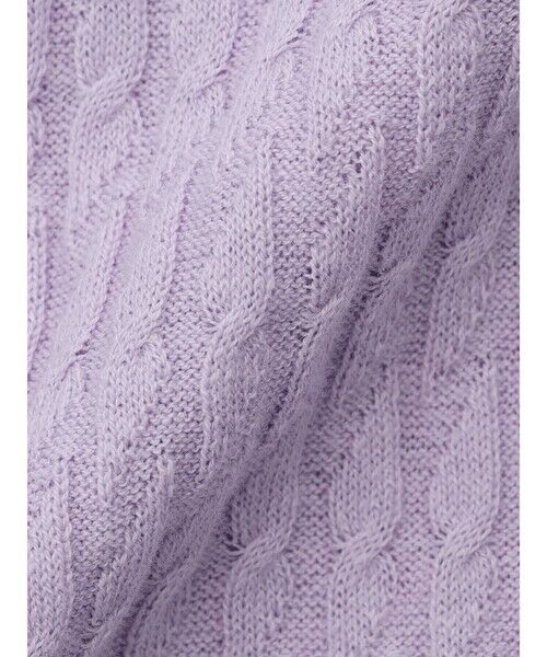 Aquascutum / アクアスキュータム ニット・セーター | Cable Crew-neck | 詳細13