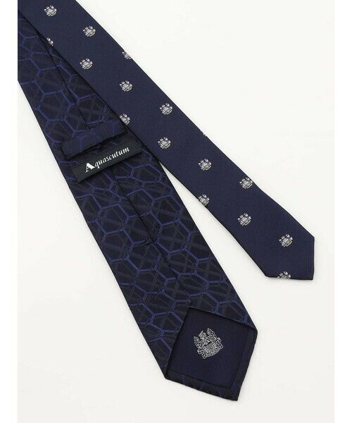 Aquascutum / アクアスキュータム ネクタイ | AQハニカムモチーフ小剣クレスト | 詳細2