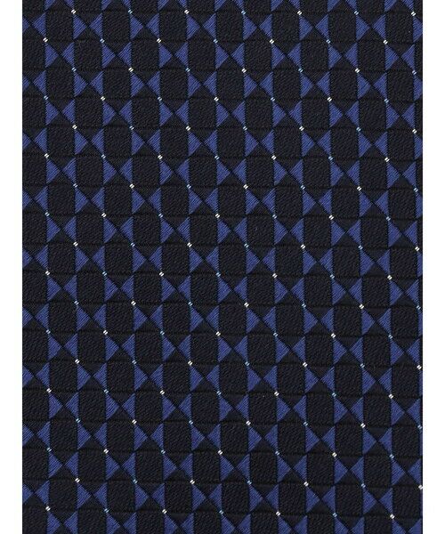 Aquascutum / アクアスキュータム ネクタイ | ハニカムパターン小剣クレスト | 詳細3