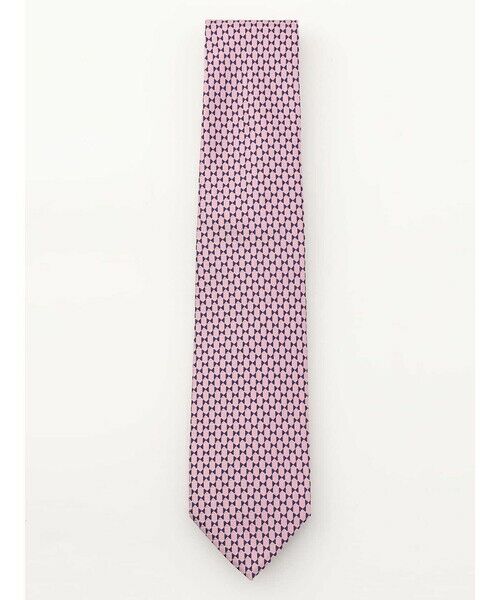 Aquascutum / アクアスキュータム ネクタイ | ハニカムパターン小剣クレスト | 詳細4