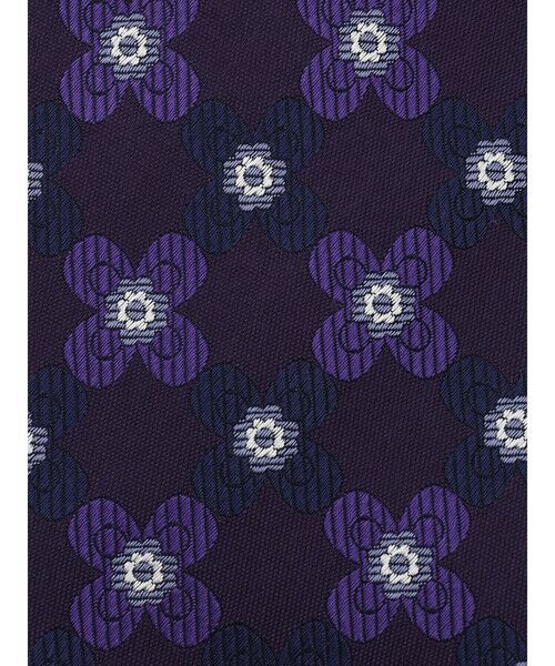 Aquascutum / アクアスキュータム ネクタイ | フラワーモチーフ | 詳細2