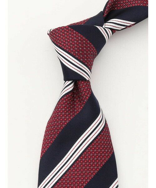 Aquascutum / アクアスキュータム ネクタイ | ストライプ小剣クレスト | 詳細2