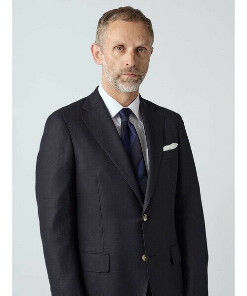 Aquascutum / アクアスキュータム ネクタイ | Jubilee 175 Premium Navy Tie | 詳細1