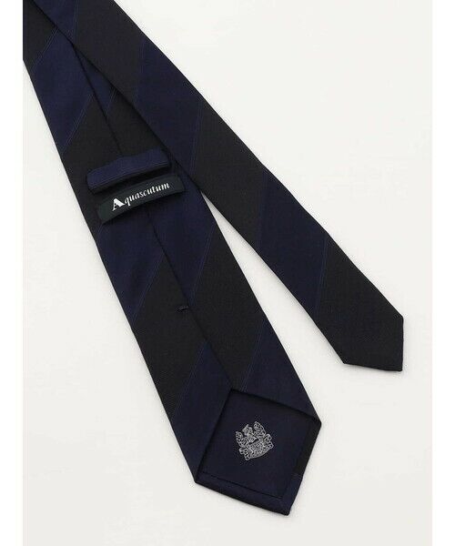 Aquascutum / アクアスキュータム ネクタイ | Jubilee 175 Premium Navy Tie | 詳細4