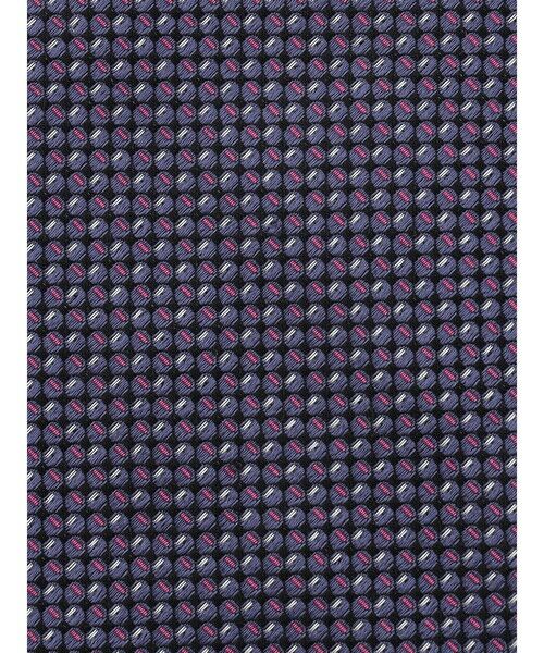 Aquascutum / アクアスキュータム ネクタイ | マイクロハニカムパータン小剣クレスト | 詳細3