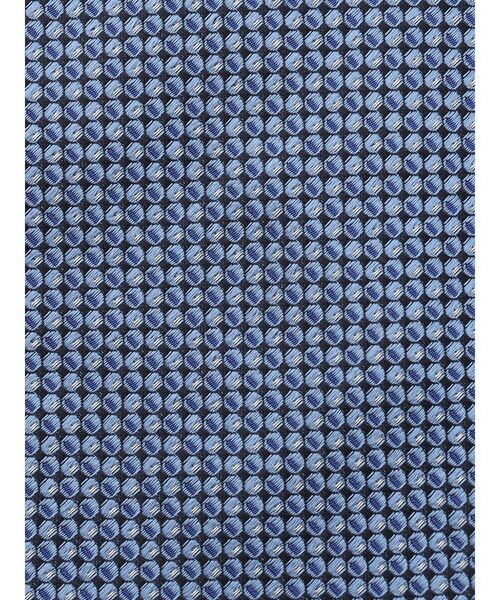 Aquascutum / アクアスキュータム ネクタイ | マイクロハニカムパータン小剣クレスト | 詳細4