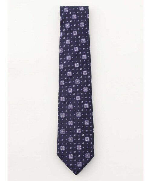 Aquascutum / アクアスキュータム ネクタイ | フラワーモチーフ（ﾗｽﾞﾍﾞﾘｰ）