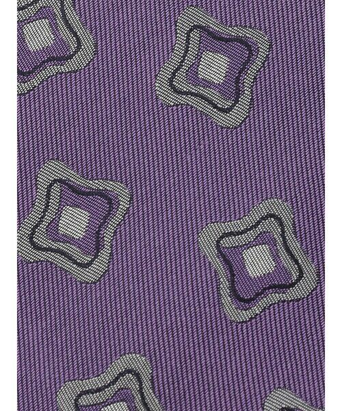 Aquascutum / アクアスキュータム ネクタイ | クラフトフラワーパターン | 詳細2