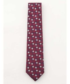 Aquascutum / アクアスキュータム ネクタイ | クラフトフラワーパターン