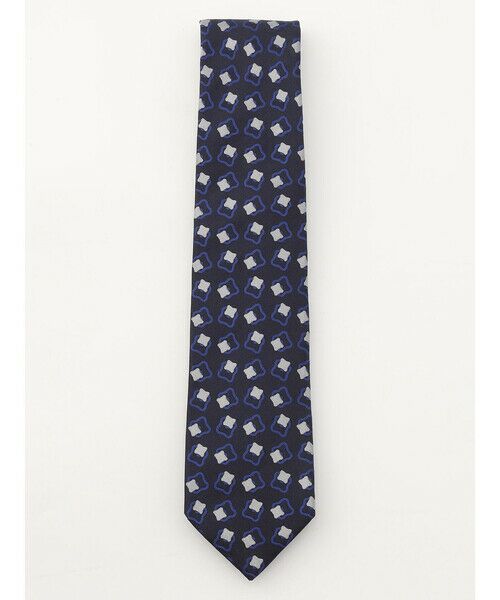 Aquascutum / アクアスキュータム ネクタイ | クラフトフラワーパターン | 詳細1