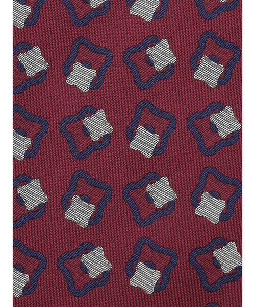 Aquascutum / アクアスキュータム ネクタイ | クラフトフラワーパターン | 詳細5