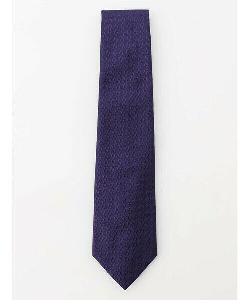 Aquascutum / アクアスキュータム ネクタイ | 【UK Traditional】AQ Archive Logo Tie（ﾊﾟｰﾌﾟﾙ）