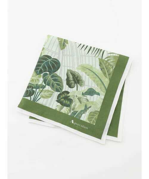 Aquascutum / アクアスキュータム マフラー・ショール・スヌード・ストール | Kew Garden Print Neckerchief | 詳細2