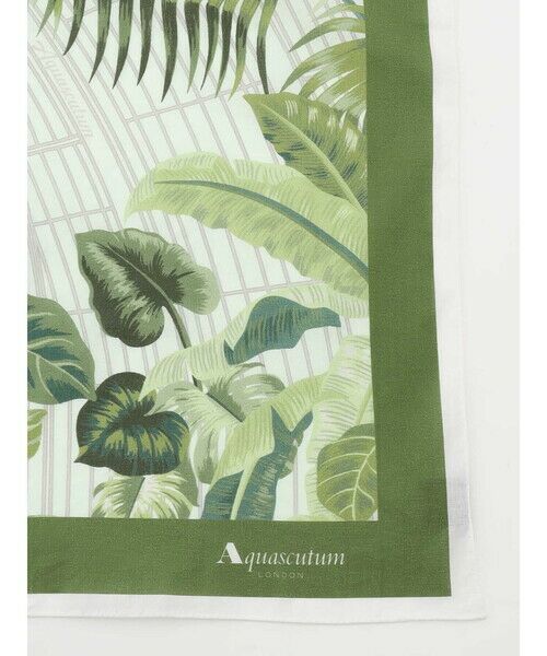 Aquascutum / アクアスキュータム マフラー・ショール・スヌード・ストール | Kew Garden Print Neckerchief | 詳細3